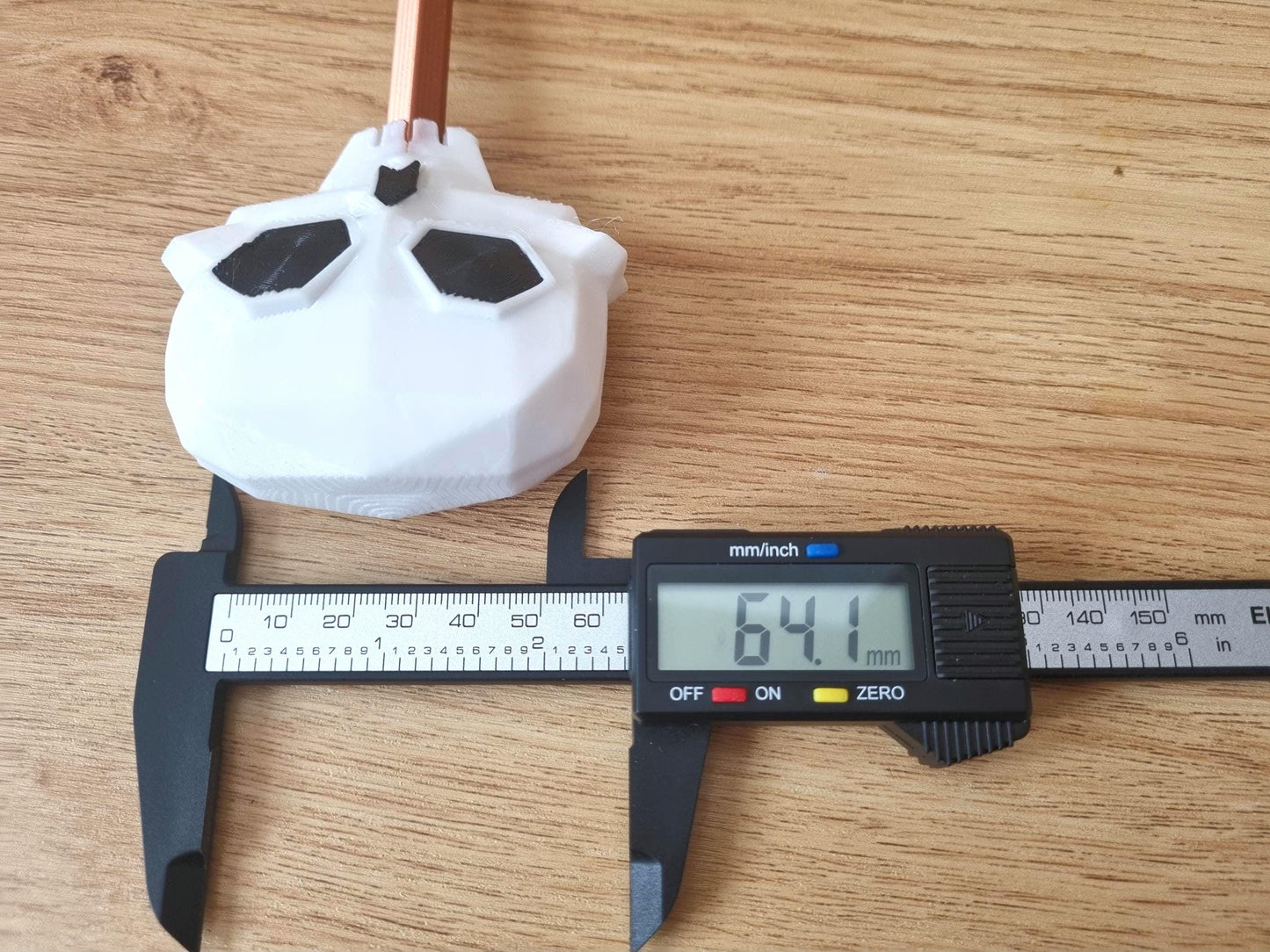 Deluxe Doors skeleton key, double sided and shiny in a stunning antique copper/brass finish