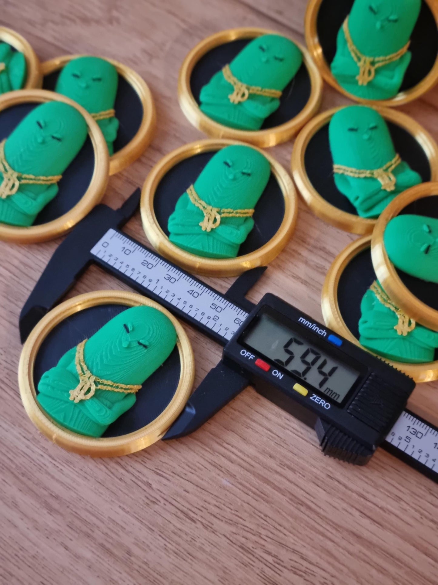 Large Fortnite Dill Bit Pill Coin single/double sided.