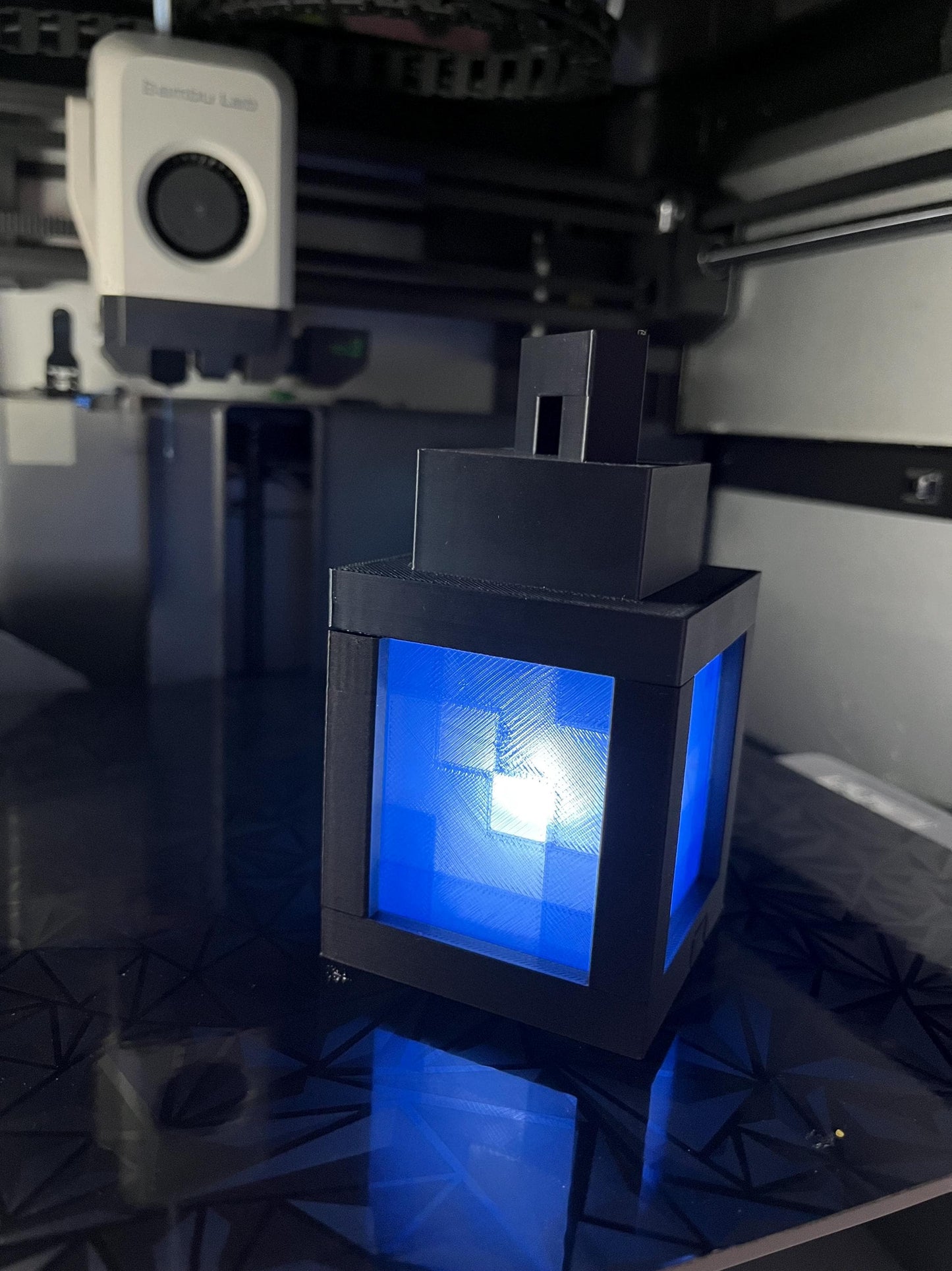 Minecraft Lantern with real working light.