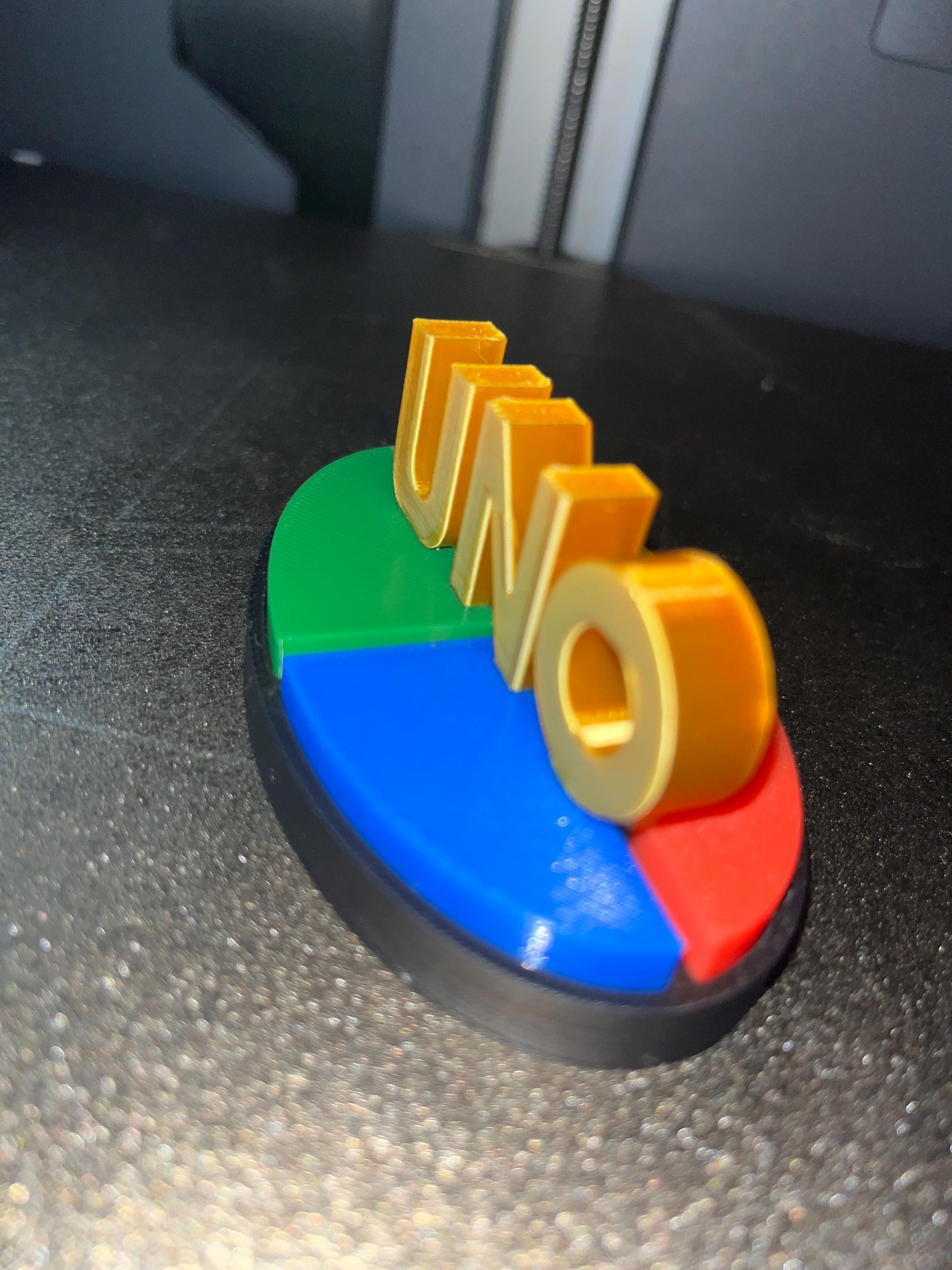 UNO Trophy, Cake topper or ornament.