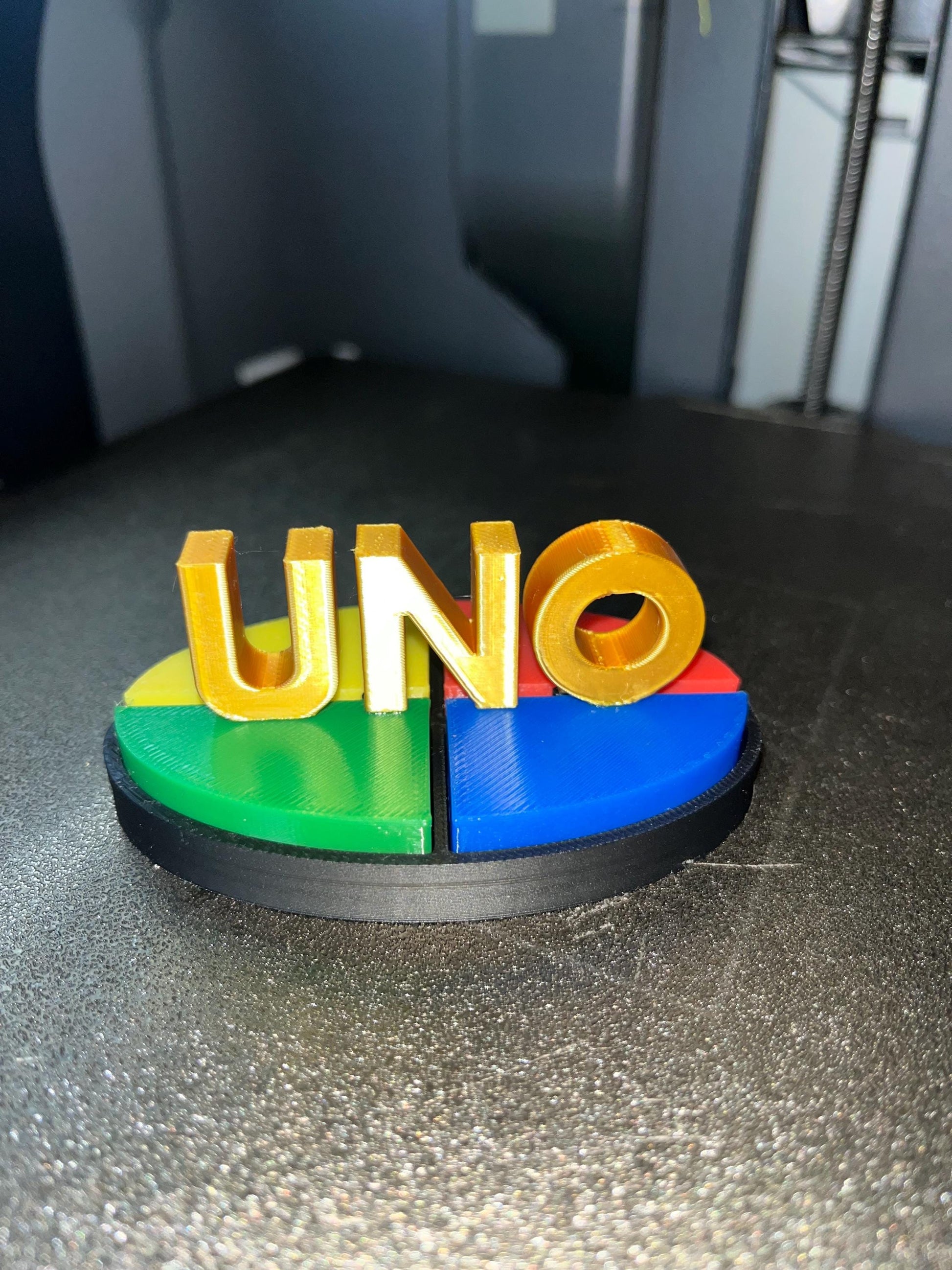 UNO Trophy, Cake topper or ornament.