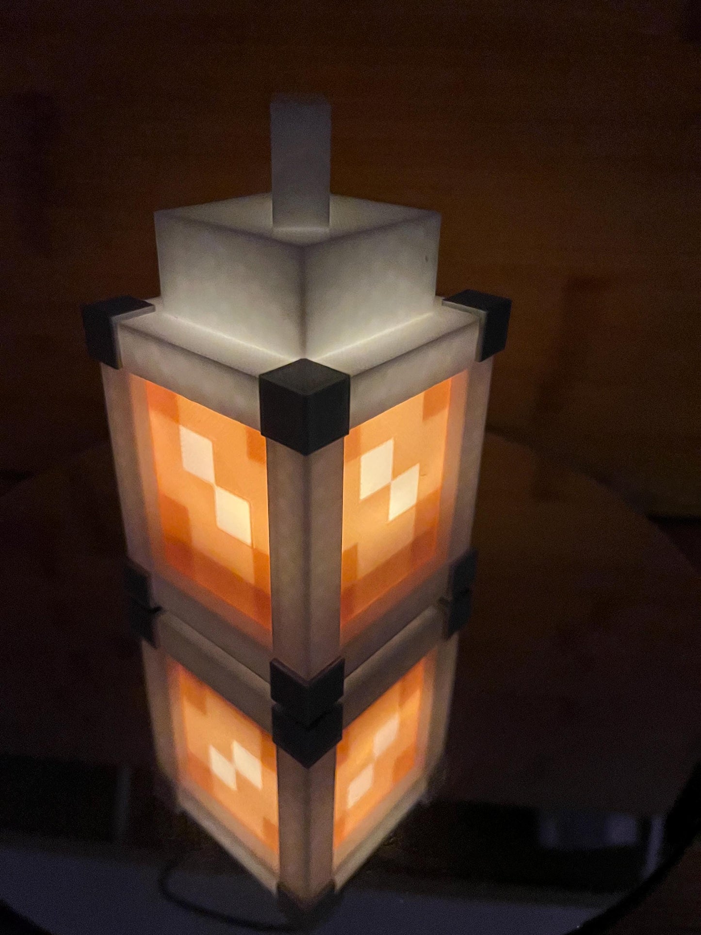 Minecraft Flickering Lantern with Tea Light