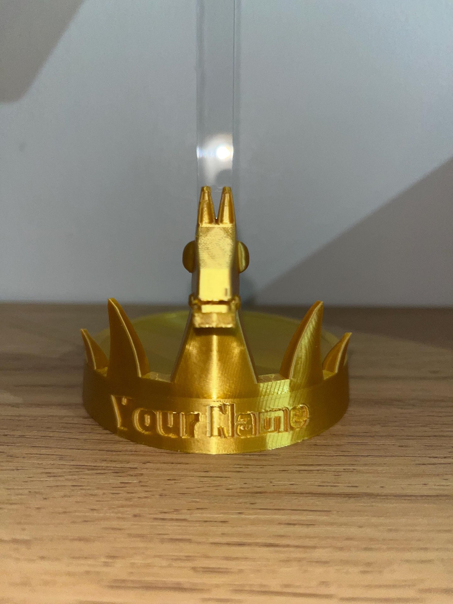 Personalised Fortnite Victory Royale 3D sign with removable base options