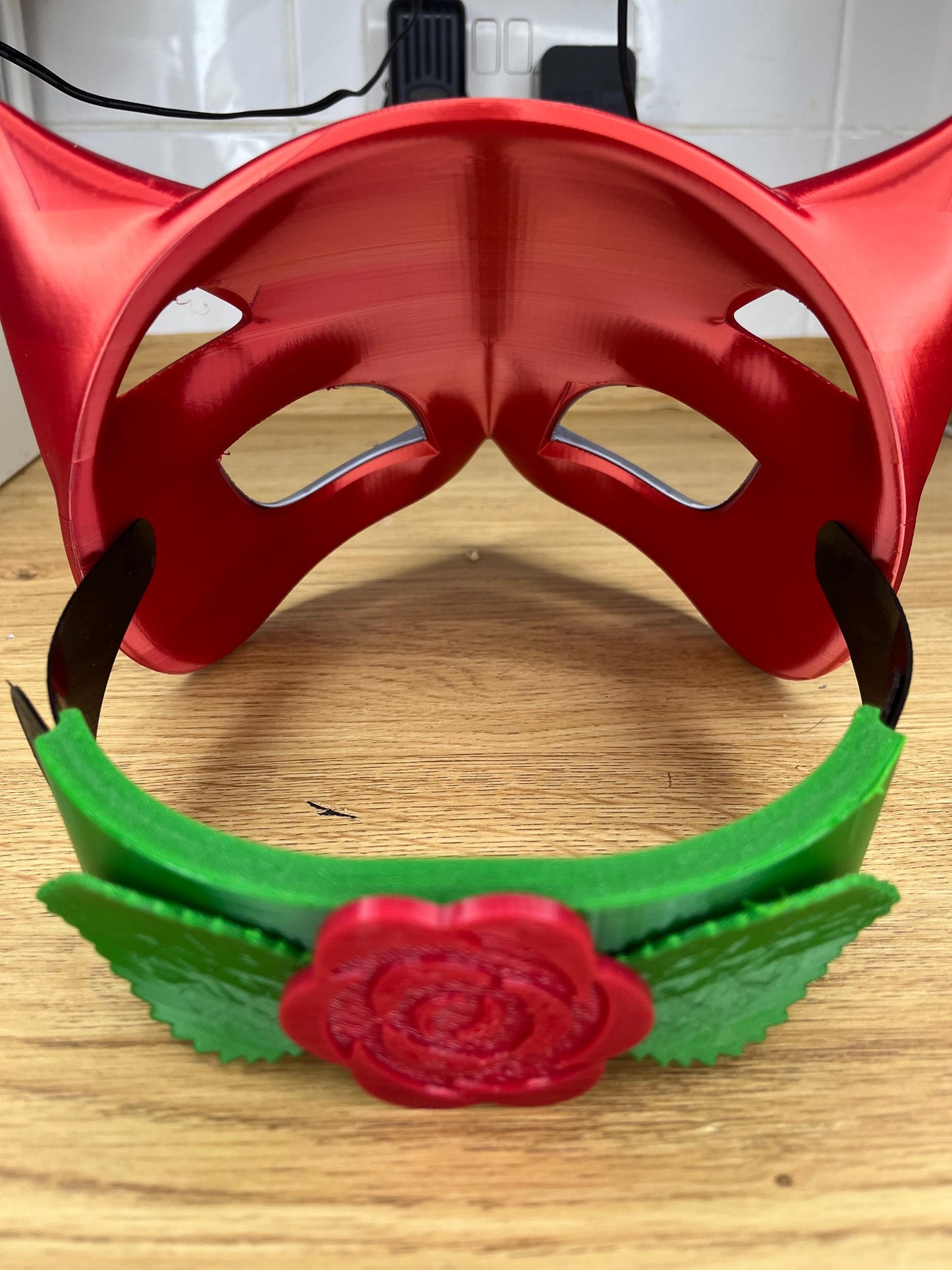 Red Panther Cat Mercy Overwatch Mask with Headstrap and Colour Options