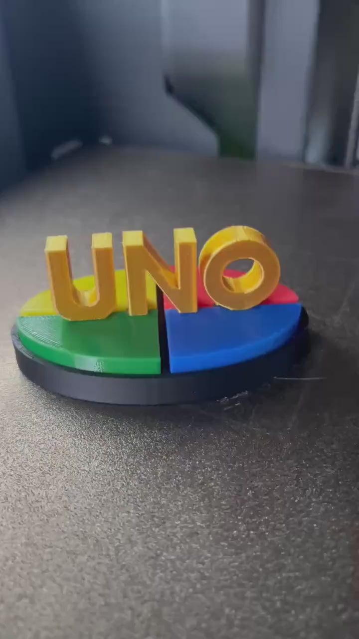 UNO Trophy, Cake topper or ornament.