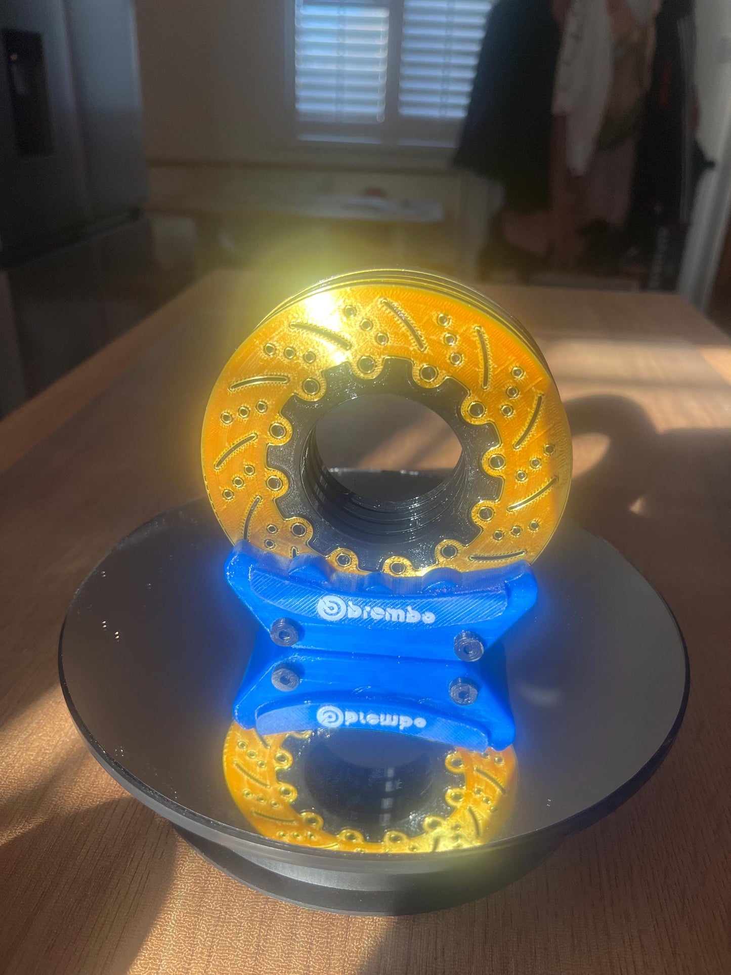 Customisable Brake Disc Coasters and Caliper Coaster Holder - UK Shop