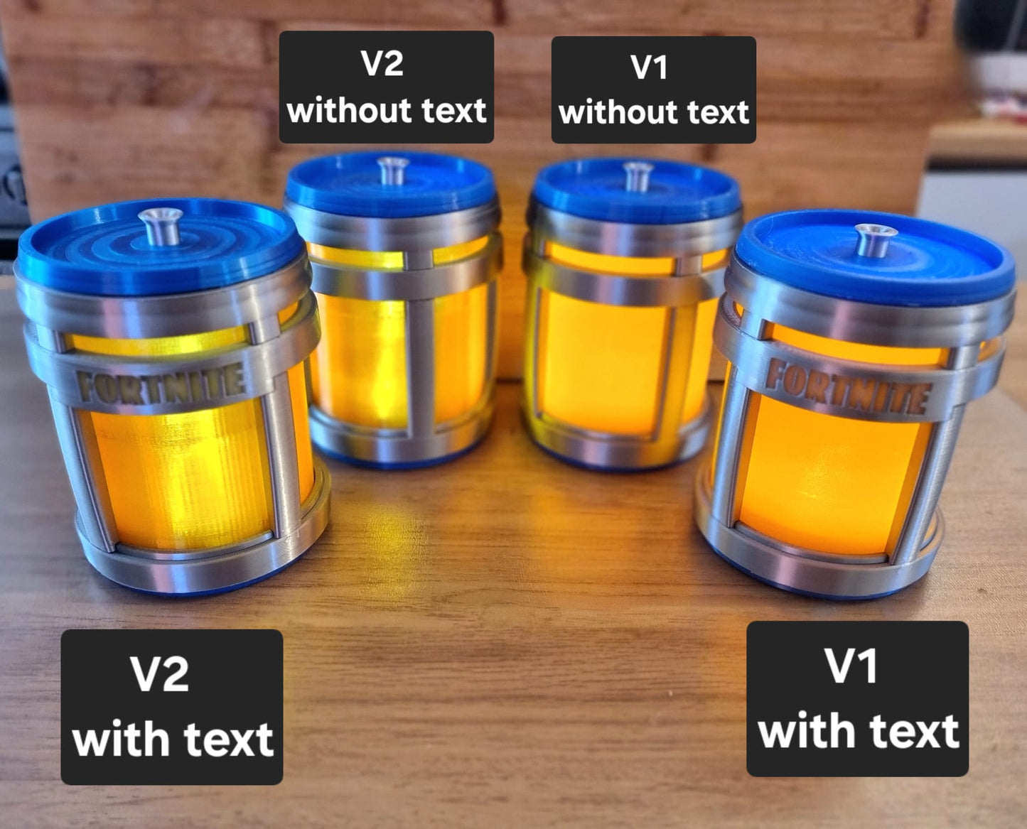 Glowing Lawless Slap Jug Lantern Light with push operated LED light.