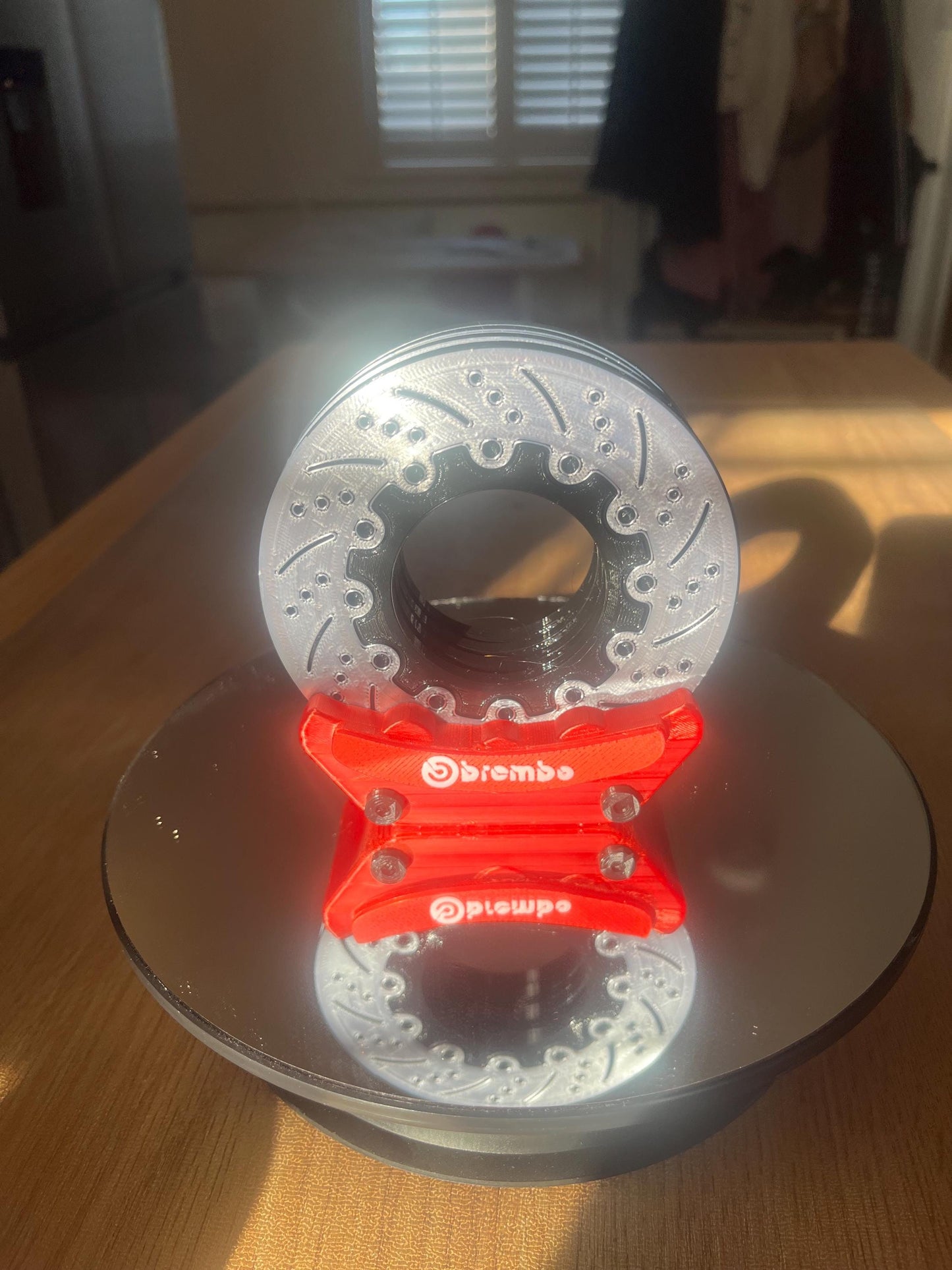 Customisable Brake Disc Coasters and Caliper Coaster Holder - UK Shop