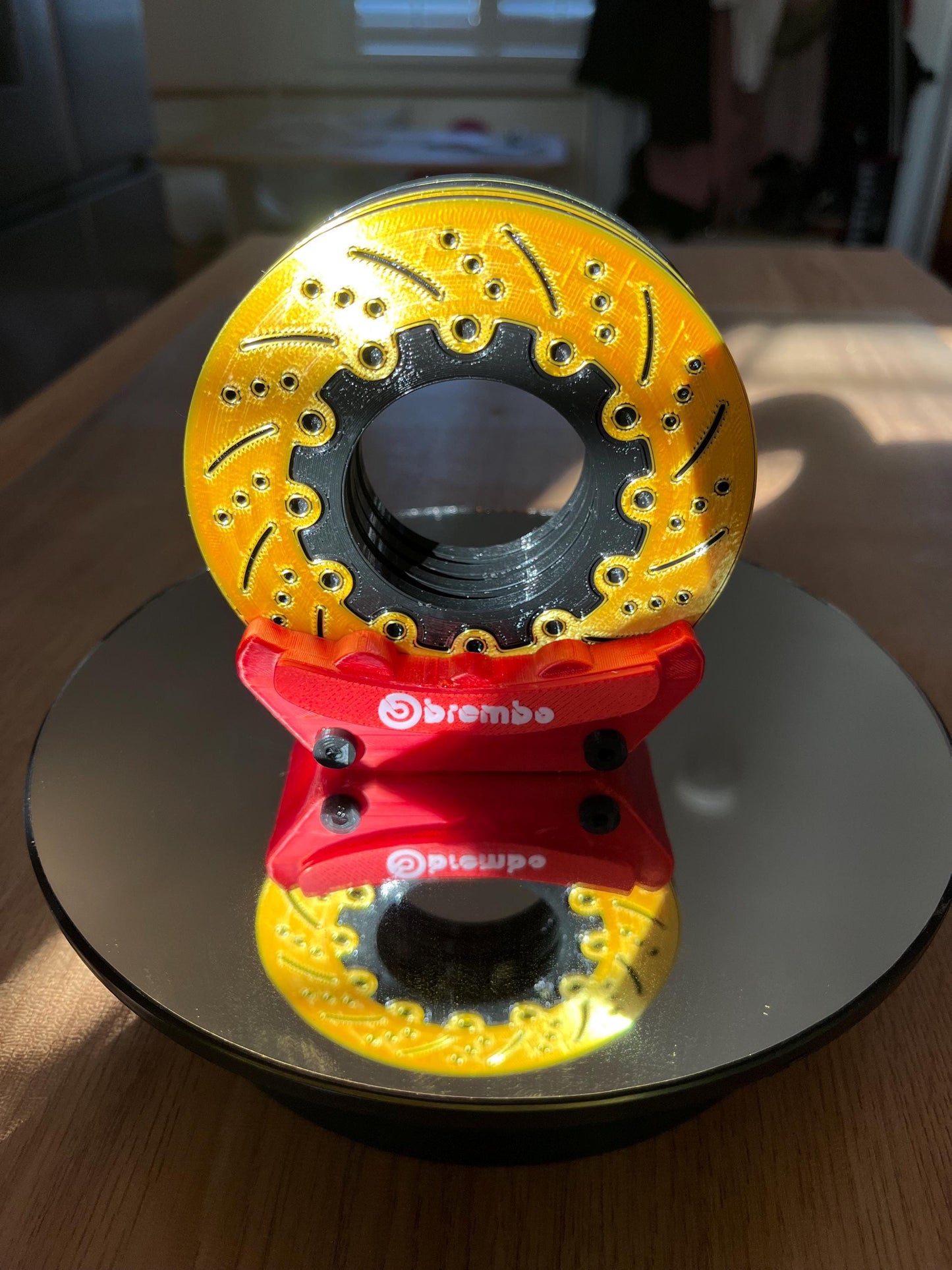 Customisable Brake Disc Coasters and Caliper Coaster Holder - UK Shop