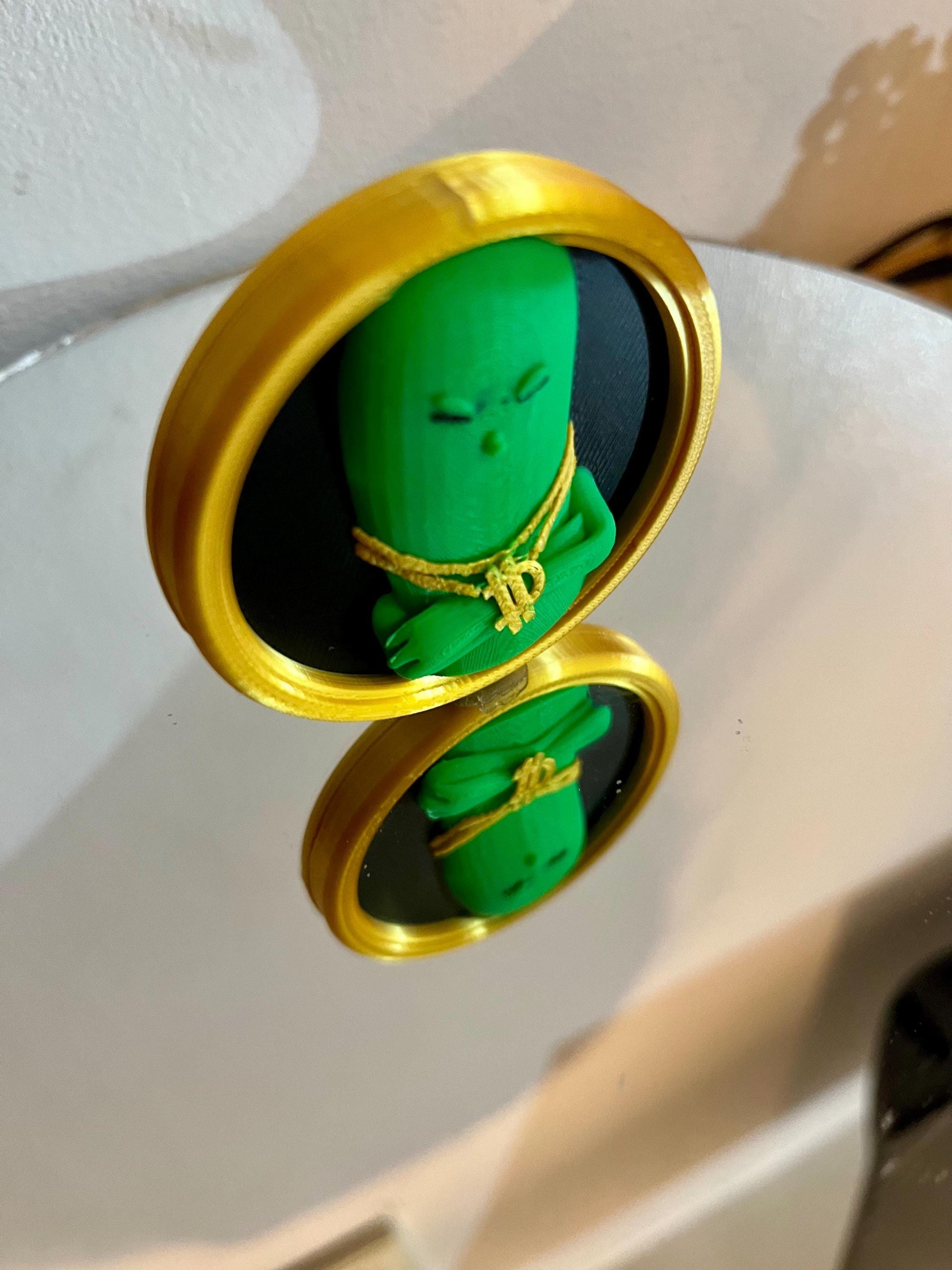 Large Fortnite Dill Bit Pill Coin single/double sided.