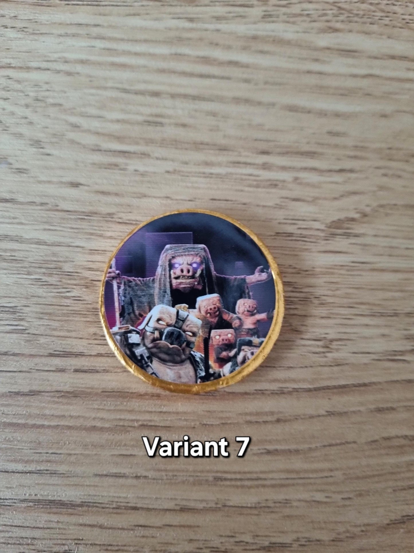 Stunning Minecraft Double sided chocolate coins . UK seller
