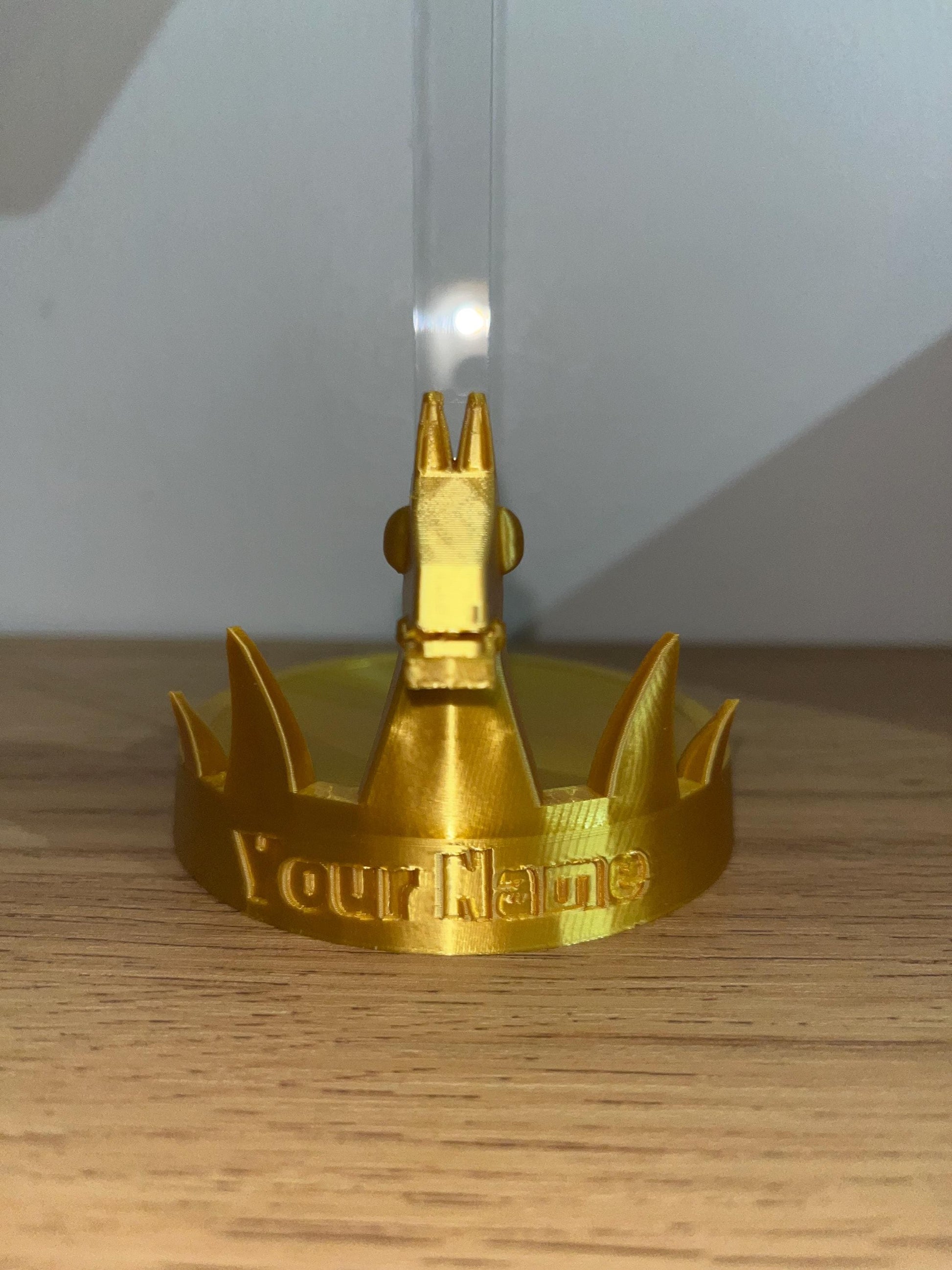 Personalised Fortnite Victory Royale 3D sign with removable base options