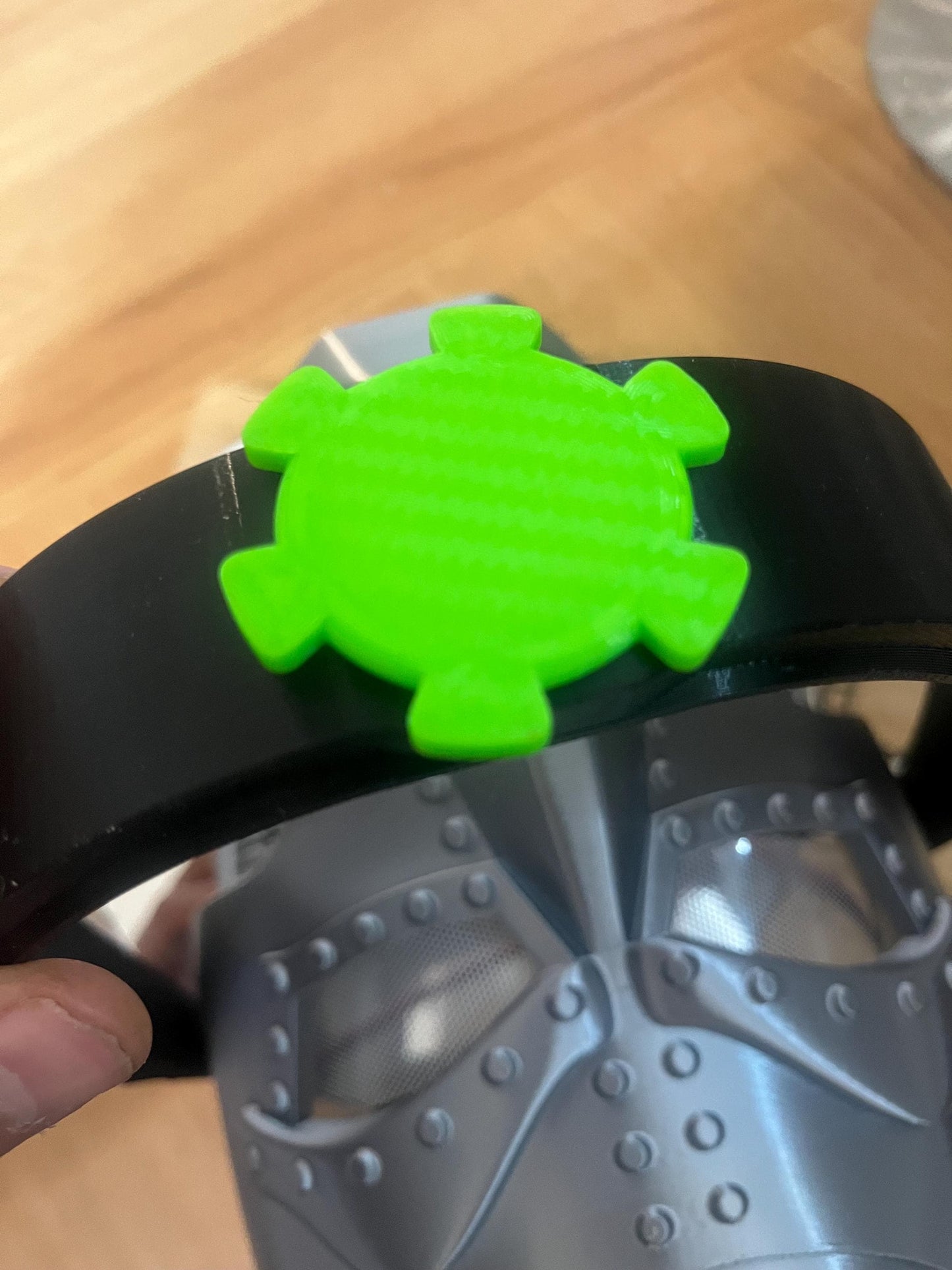 Dr Doom Mask with LED light eyes and twist tightening head strap