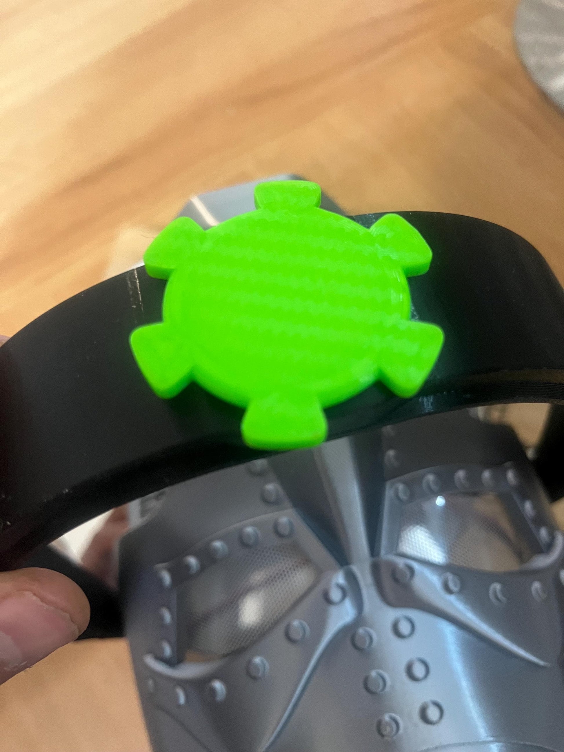 Dr Doom Mask with LED light eyes and twist tightening head strap