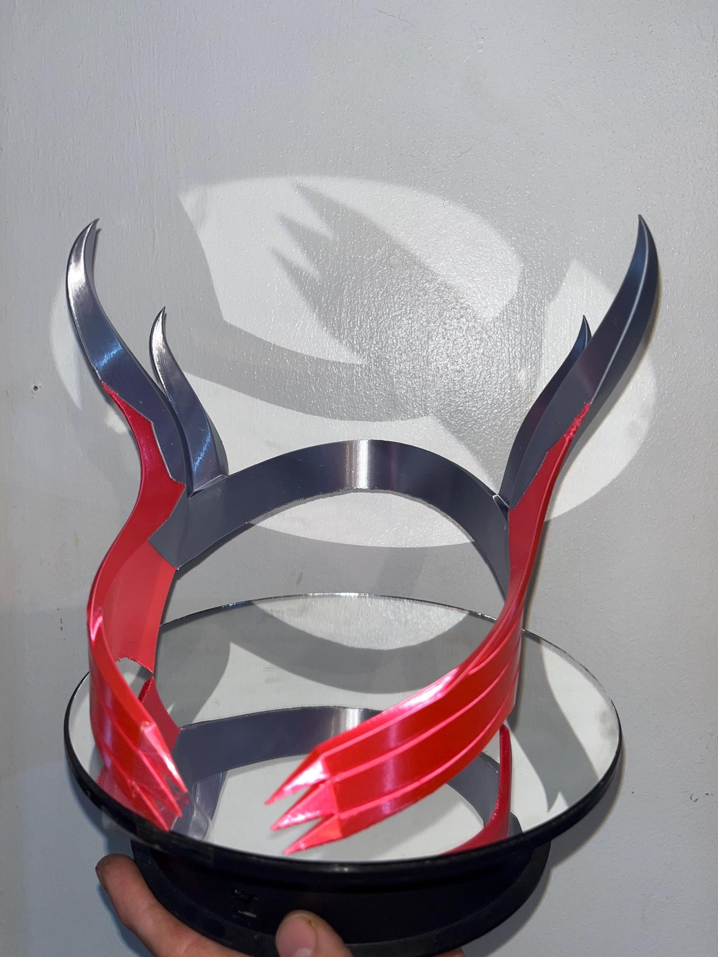 Premium Pink Mercy Overwatch Headband for Cosplay conventions.