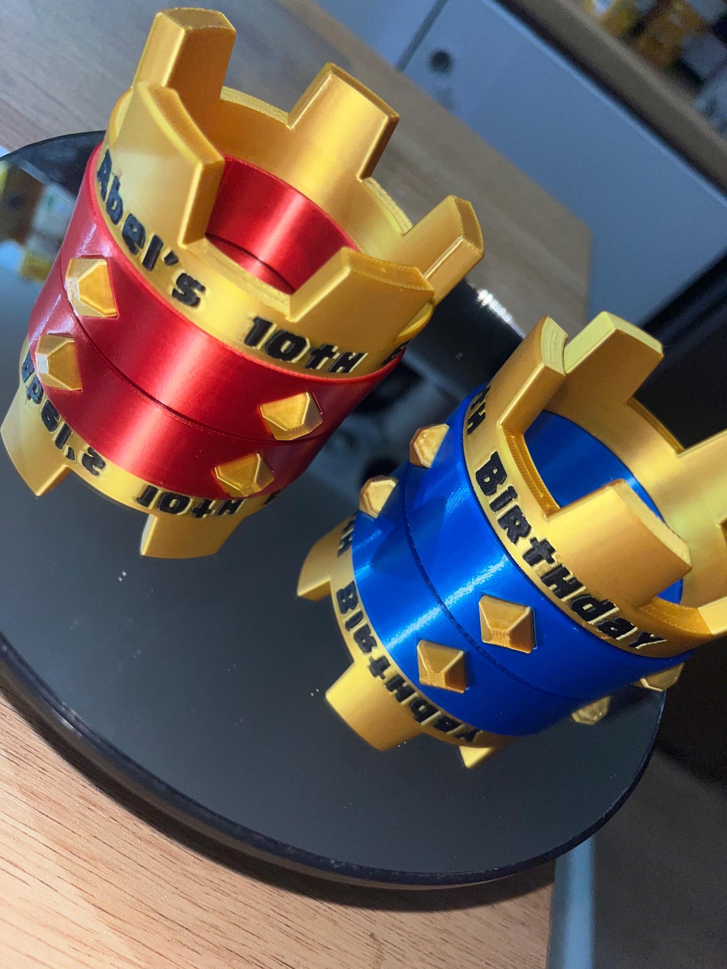 Clash Royale and Clans Crown with colour, size and engraving options.