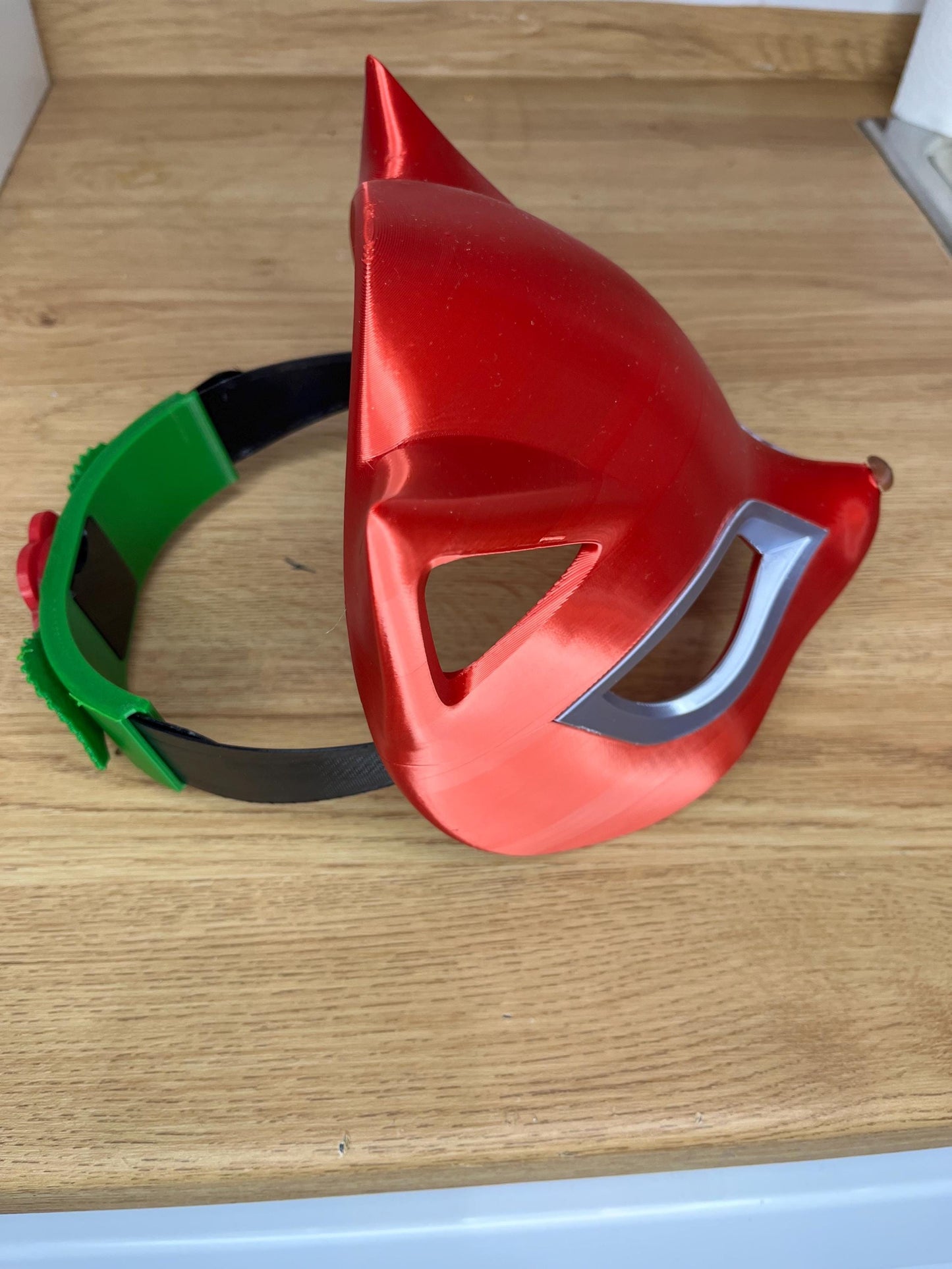 Red Panther Cat Mercy Overwatch Mask with Headstrap and Colour Options