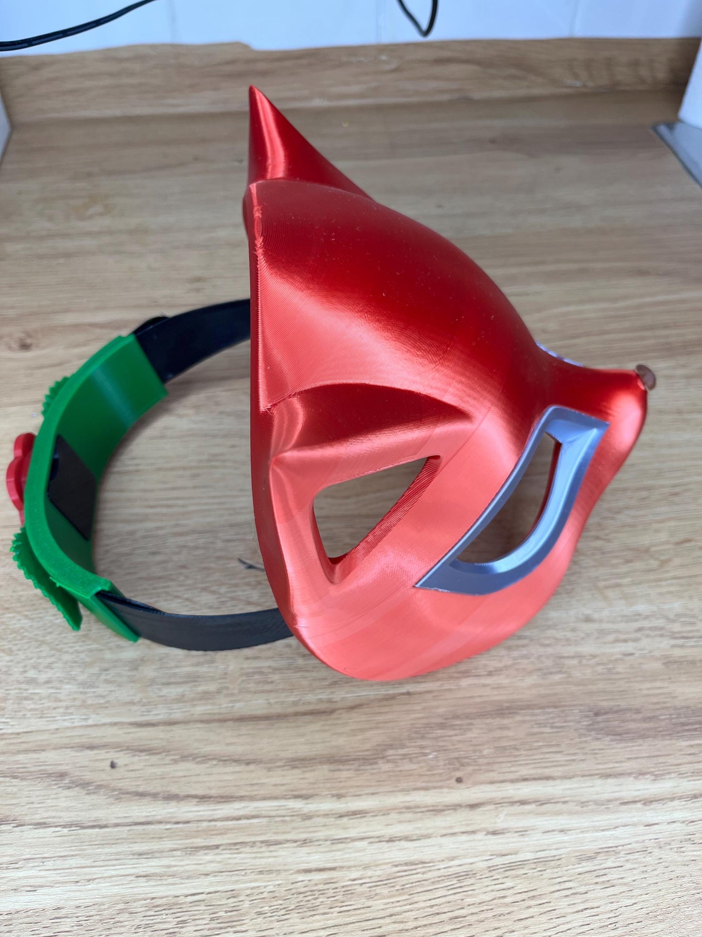 Red Panther Cat Mercy Overwatch Mask with Headstrap and Colour Options