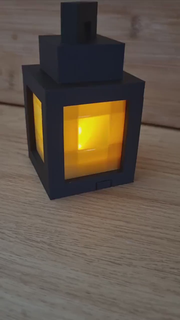 Minecraft Lantern with real working light.