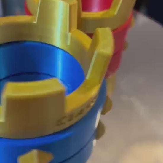 Clash Royale and Clans Crown with colour, size  and engraving options.