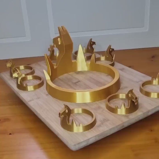 Customisable Fortnite victory crown in Gold. Wearable size option.