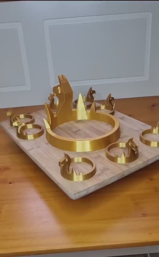 Customisable Fortnite victory crown in Gold. Wearable size option.