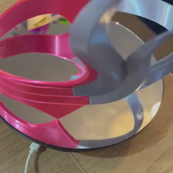 Premium Pink Mercy Overwatch Headband for Cosplay conventions.