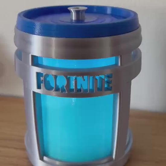 Fortnight glowing Chug Jug lantern with Push operated LED light.