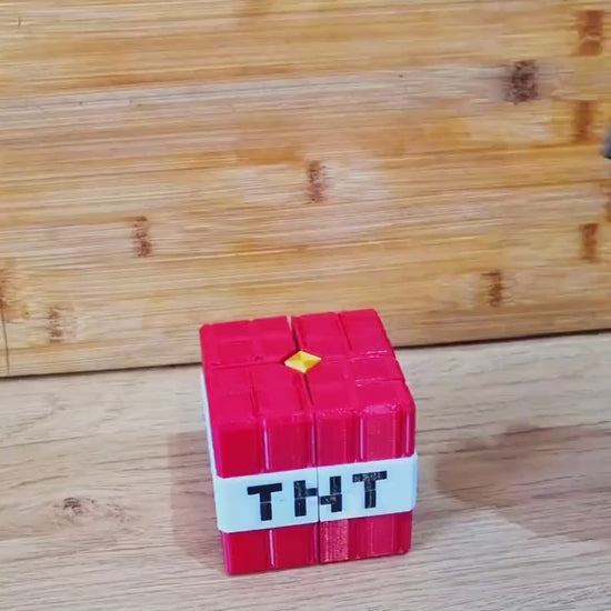 Minecraft **EXPLODING** TNT block with Flint and Steel